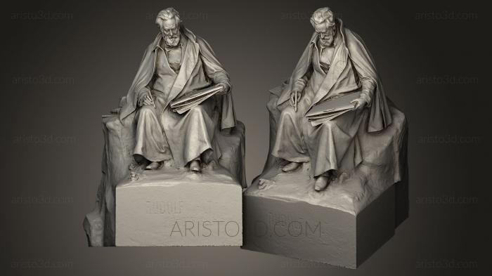 Statues of famous people (STKC_0103) 3D model for CNC machine